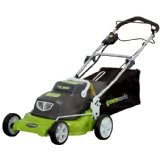 Greenworks 25092 18-Inch 24-Volt Cordless Self Propelled 2-in-1 Lawn Mower - Self Propelled For Larger Yards.
